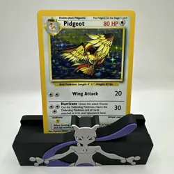 Pokemon Pidgeot Jungle 8/64 Holo No Set Symbol Rare Vintage Error Card - Image 1