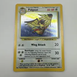 Pokemon Pidgeot Jungle 8/64 Holo No Set Symbol Rare Vintage Error Card - Image 2