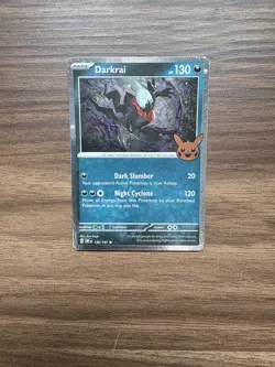 Pokemon Card Halloween Trick Or Trade 2024 Darkrai 136/197 Cosmos Holo Rare - Image 1