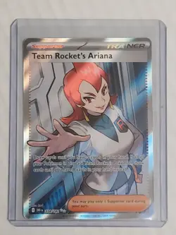 Pokemon TCG Ultra Rare Trainer Team Rocket's Ariana 224/182 Destined Rivals - Image 2