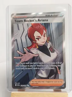 Pokemon TCG Ultra Rare Trainer Team Rocket's Ariana 224/182 Destined Rivals - Image 3
