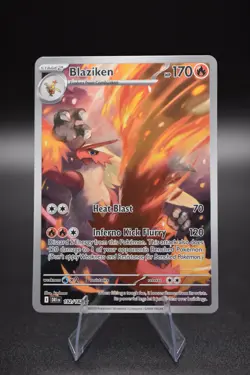 Pokemon TCG Blaziken 192/182 Sv10: Destined Rivals Holo NM - Image 1