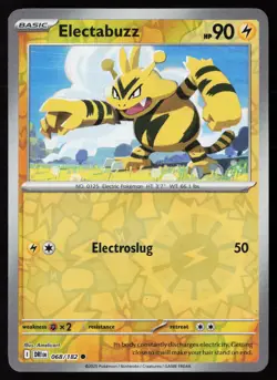 Electabuzz 068/182 Reverse Holo Pokemon TCG SV10: Destined Rivals NM - Image 1