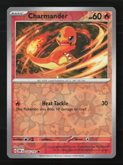 Charmander 026/197 Reverse Holo Pokemon TCG SV03: Obsidian Flames LP - Image 1