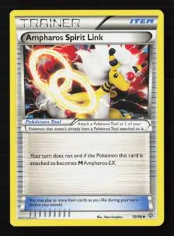 Ampharos Spirit Link 70/98 Pokemon TCG XY - Ancient Origins MP - Image 1