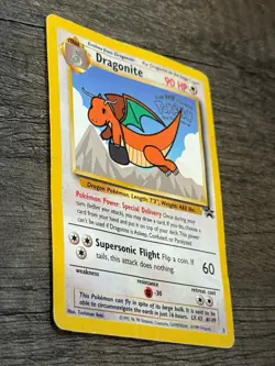 Pokemon TCG Dragonite Black Star First Movie Promo Card #5 DMG - Image 2