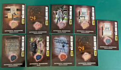 The Walking Dead Season 4 Authentic Wardrobe Lot of 9 Different Cards WOW! - Image 1