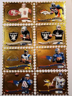 1997 Pacific Revolution Air Mail Die-Cuts Lot Of (8) Young Bledsoe Davis - Image 1