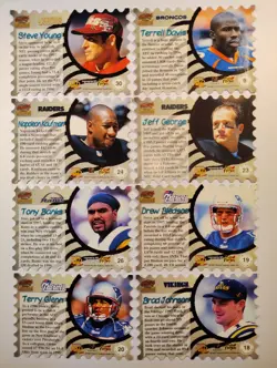 1997 Pacific Revolution Air Mail Die-Cuts Lot Of (8) Young Bledsoe Davis - Image 2