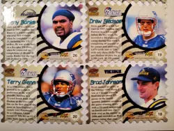 1997 Pacific Revolution Air Mail Die-Cuts Lot Of (8) Young Bledsoe Davis - Image 3