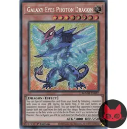 Yugioh Galaxy-Eyes Photon Dragon BLMM-EN007 Secret Rare 1st Edition NM - Image 1