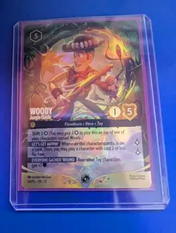 Woody - Jungle Guide (Store Championship) 54 Disney Lorcana Promo Cards Holo - Image 1