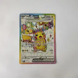 Pokemon Pikachu EX TCG Sv08: Surging Sparks Holo Ultra Rare Card 219/191 NM - Image 1