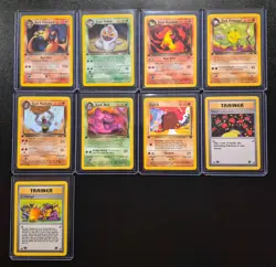 Pokemon TCG 1st Edition Team Rocket Card Lot (9 Cards) - Image 1
