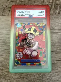 ONE PIECE MONKEY D. LUFFY 2025 JP PREM CARD COLL-ONE PIECE DAY'25- #110 PSA 10 - Image 1