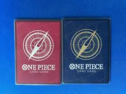 Trafalgar.D.Law One Piece TCG 2-card lot OP05 Super Rare+OP10 Leader - ships PWE - Image 2