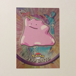 Topps Pokemon Topps Chrome Ditto #132 Foil Chrome Card Pokemon TCG - Image 1