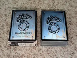 Shadowrun The Trading Card Game Starter Deck Box w/ 83 Cards (not 70) FASA 1997 - Image 1