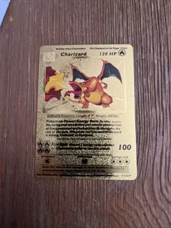 Charizard 004/102 Base Set (Shadowless) Holo this card is AUTHENTIC Fan Art! - Image 1