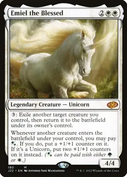 Emiel the Blessed MTG Jumpstart 2022 Mythic NM x1 - Magic Card - Image 1