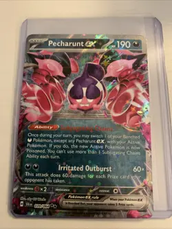 Pokemon TCG Pecharunt EX Ultra Rare Shrouded Fable Card 039/064 - Image 1