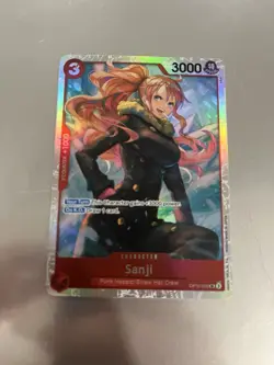 Sanji OP10-005 SR Royal Blood Foil One Piece CCG TCG Card Game - Image 1