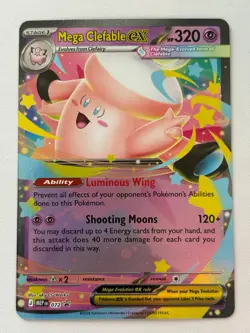 Mega Clefable ex MEP 072 -- Me: Mega Evolution Promo Card (NM) - Image 1