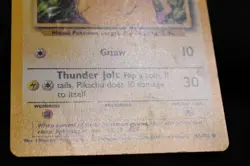 Pikachu 58/102 HP Base Set Regular Common Unlimited Pokemon TCG Card - Image 3