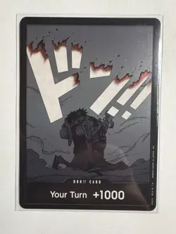 Bandai One Piece Don!! Card Your Turn +1000 Portgas D. Ace Promo Foil AA - Image 1
