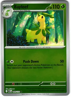 Bayleef [Reverse Holo] 9/132 Pokemon ME: Mega Evolution - Image 1