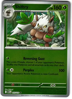 Shiftry [Reverse Holo] 15/132 Pokemon ME: Mega Evolution - Image 1