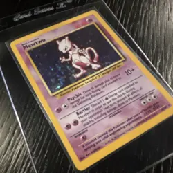 Mewtwo Base Set Holo Rare 60 HP 10/102 1999 Pokemon TCG English Card - Image 4