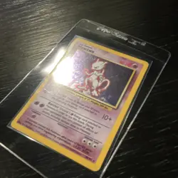 Mewtwo Base Set Holo Rare 60 HP 10/102 1999 Pokemon TCG English Card - Image 5