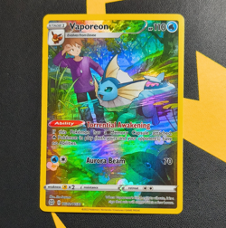 Pokemon TCG Vaporeon Ultra Rare TG02/TG30 Brilliant Stars Holo ENG - Image 1