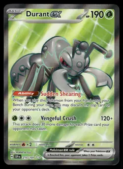 Durant ex 215/191 Ultra Rare Surging Sparks Pokemon Holo Near Mint - Image 1