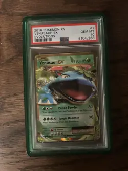 2016 Pokemon XY Evolutions #1 Venusaur EX PSA 10 GEM MINT - Image 1