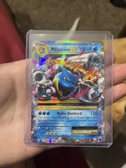 Pokemon TCG Mega M Blastoise EX Evolutions Holo Ultra Rare Card 22/108 - Image 4