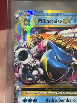 Pokemon TCG Mega M Blastoise EX Evolutions Holo Ultra Rare Card 22/108 - Image 5