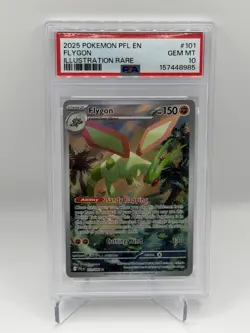 PSA 10 Pokemon Flygon (Illustration Rare) #101 Phantasmal Flames - Image 1