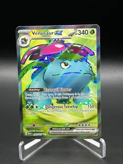 Venusaur ex 182/165 Pokemon Sv: Scarlet & Violet 151 Ultra Rare Full Art Holo NM - Image 1