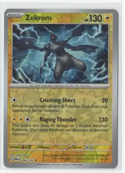Pokemon Paradox Rift 066/182 Zekrom Reverse Holo - Image 1