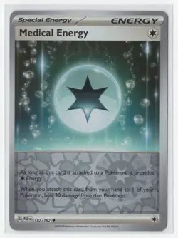 Pokemon Paradox Rift 182/182 Medical Energy Reverse Holo - Image 1