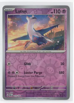 Pokemon Paradox Rift 073/182 Latios Reverse Holo - Image 1