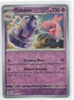 Pokemon Paradox Rift 085/182 Tinkaton Reverse Holo - Image 1