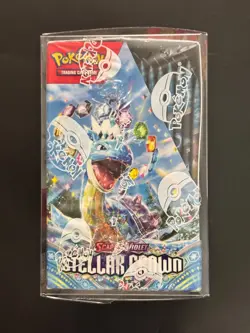 Pokemon 2024 Scarlet & Violet Stellar Crown Booster Box w/Plastic Protector New - Image 2