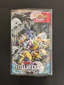 Pokemon 2024 Scarlet & Violet Stellar Crown Booster Box w/Plastic Protector New - Image 4