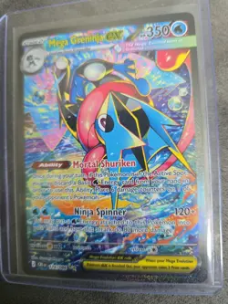 2026 Pokemon Chaos Rising Mega Greninja EX #116/86 M/NM SIR Holo - Image 1