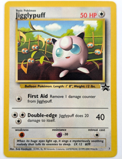 Pokemon Jigglypuff Black Star Promo #7 WoTC 1999 NM NP - Image 1