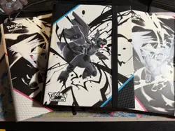 Pokemon Black Bolt & White Flare BINDER ONLY | lot of 3 Binders - Image 1