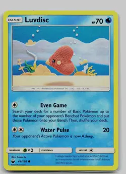 Luvdisc 44/168 Common Celestial Storm Pokemon Lightly Played - Image 1